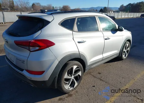 2016 Hyundai Tucson Limited z USA, uszkodzony, nr VIN KM8J3CA26GU250936